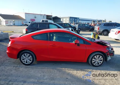 2012 Honda Civic Lx z USA, uszkodzony, nr VIN 2HGFG3B58CH510534